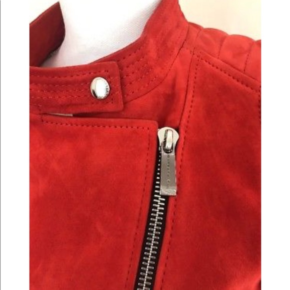 Barbara Bui Moto biker suede jacket - Picture 3 of 7